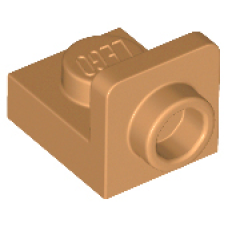 LEGO fordító elem 1×1 - 1×1 fordított, középsötét testszínű (36840)