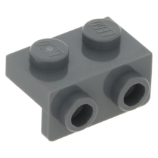 LEGO fordító elem 1×2 - 1×2, sötétszürke (99781)