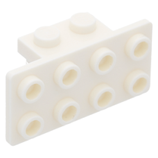 LEGO fordító elem 1×2 - 2×4, fehér (93274)
