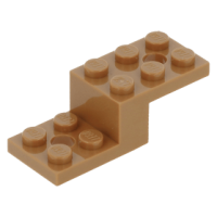 LEGO fordító elem 2 x 5 x 1 1/3 két lyukkal, középsötét testszínű (11215)