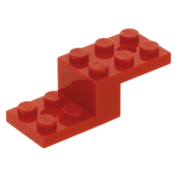 LEGO fordító elem 2×5×1 1/3 két lyukkal, piros (11215)