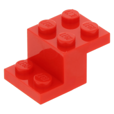 LEGO fordító elem 3 x 2 x 1 1/3, piros (18671)