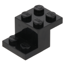 LEGO fordító elem 3 x 2 x 1 1/3 , fekete (18671)