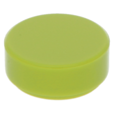 LEGO csempe 1×1 kerek, lime (98138)