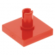 LEGO csempe 2×2 fogóval, piros (2460)