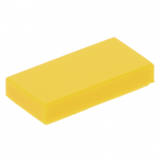LEGO csempe 1×2, sárga (3069b)