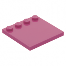 LEGO csempe 4×4 egyik szélén 4 bütyökkel, sötét rózsaszín (6179)