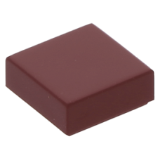 LEGO csempe 1x1, sötétpiros (3070b)