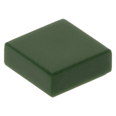 LEGO csempe 1×1, sötétzöld (3070b)