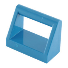 LEGO csempe 1×2 fogantyúval, kék (2432)