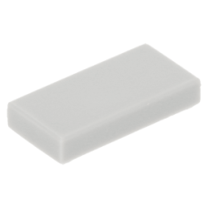 LEGO csempe 1x2, világosszürke (3069b)
