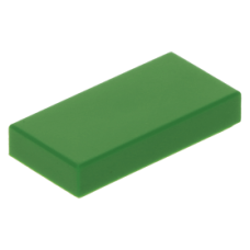 LEGO csempe 1x2, zöld (3069b)