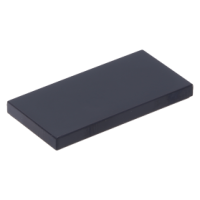 LEGO csempe 2×4, fekete (87079)