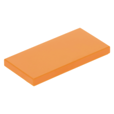 LEGO csempe 2×4, narancssárga (87079)