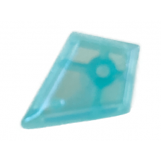 LEGO csempe 1×2 gyémánt alakú, opál átlátszó világoskék (35649)