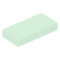 LEGO csempe 1×2, világos vízzöld (3069b)
