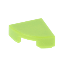 LEGO csempe 1×1 kerek negyed kör, lime (25269)