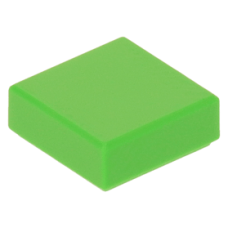 LEGO csempe 1×1, világoszöld (3070b)