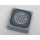 LEGO csempe 1×1 hangszóró mintával, világosszürke (33369)
