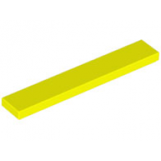 LEGO csempe 1×6, neon sárga (6636)