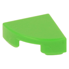 LEGO csempe 1×1 kerek negyed kör, világoszöld (25269)