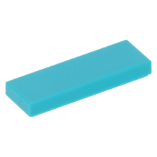 LEGO csempe 1×3, sötét türkizkék (63864)