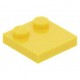 LEGO csempe 2×2 tetején 2 db bütyökkel, sárga (33909)