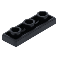 LEGO csempe 1x3 alul 3 bütyökkel, fekete (35459)