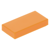 LEGO csempe 1×2, narancssárga (3069b)