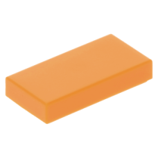 LEGO csempe 1×2, narancssárga (3069b)