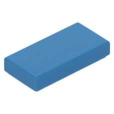 LEGO csempe 1×2, sötét azúrkék (3069)
