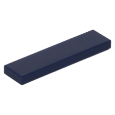 LEGO csempe 1×4, sötétkék (2431)