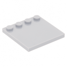 LEGO csempe 4×4 egyik szélén 4 bütyökkel, világosszürke (6179)