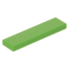 LEGO csempe 1×4, világoszöld (2431)