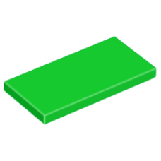 LEGO csempe 2×4, világoszöld (87079)