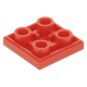 LEGO csempe 2×2 alul négy bütyökkel, piros (11203)