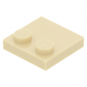 LEGO csempe 2×2 tetején 2 db bütyökkel, sárgásbarna (33909)