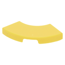 LEGO csempe íves sarok 2×2 (macaroni), sárga (27925)