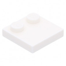 LEGO csempe 2×2 tetején 2 db bütyökkel, fehér (33909)
