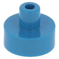 LEGO csempe 1×1 kerek fogóval, sötét azúrkék (20482)