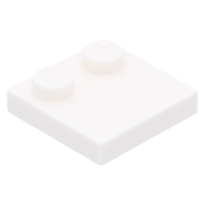 LEGO csempe 2×2 tetején 2 db bütyökkel, fehér (33909)