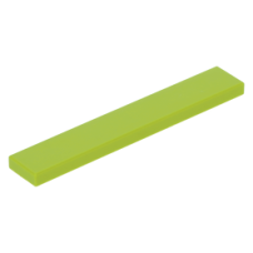 LEGO csempe 1×6, lime (6636)