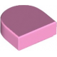 LEGO csempe 1×1 ovális félkör, világos rózsaszín (24246)