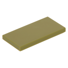 LEGO csempe 2×4, olajzöld (87079)