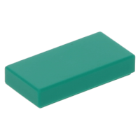 LEGO csempe 1×2, sötét türkizkék (3069b)
