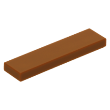 LEGO csempe 1×4, sötét narancssárga (2431)