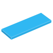 LEGO csempe 2×6, sötét azúrkék (69729)