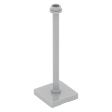 LEGO csempe rúddal 2x2x5, világosszürke (98549)