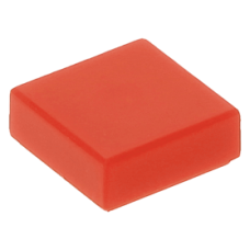 LEGO csempe 1x1, piros (3070b)