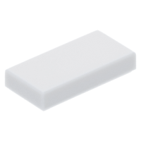 LEGO csempe 1×2, fehér (3069b)